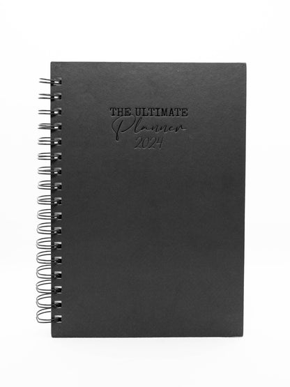The Ultimate Planner 2024 - Charcoal Black